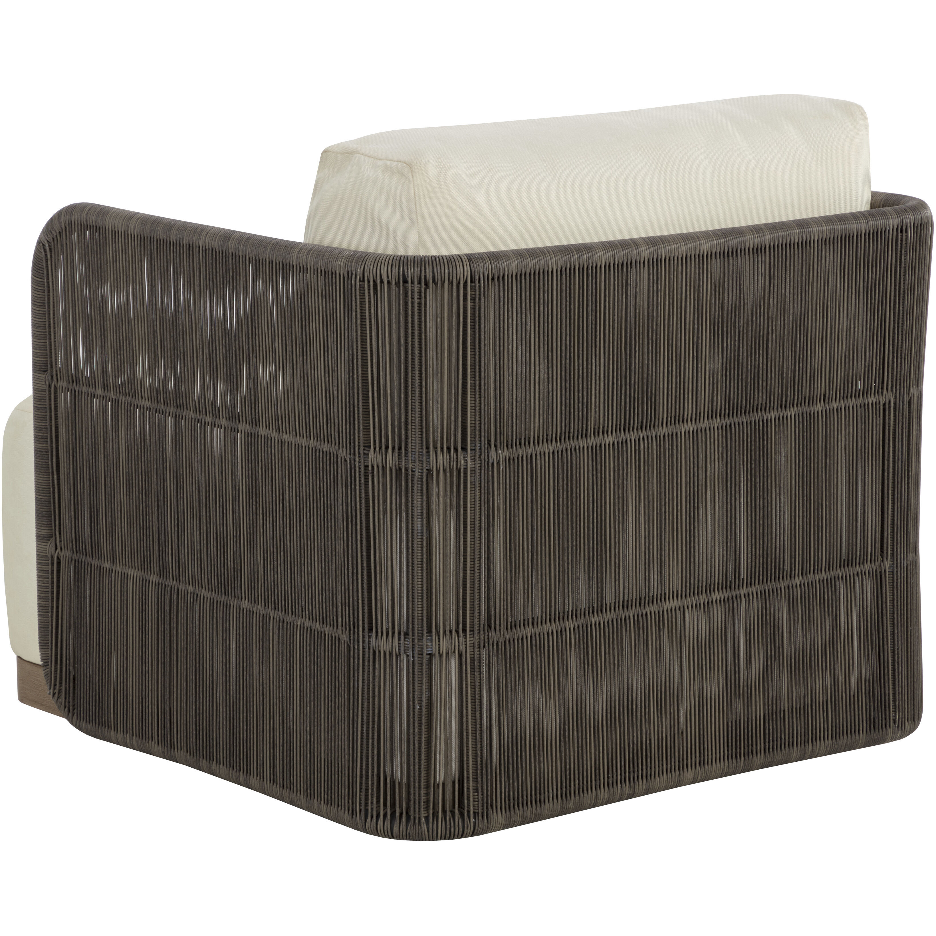 Ravenna Stinson Cream Outdoor Swivel Armchair, Swivel